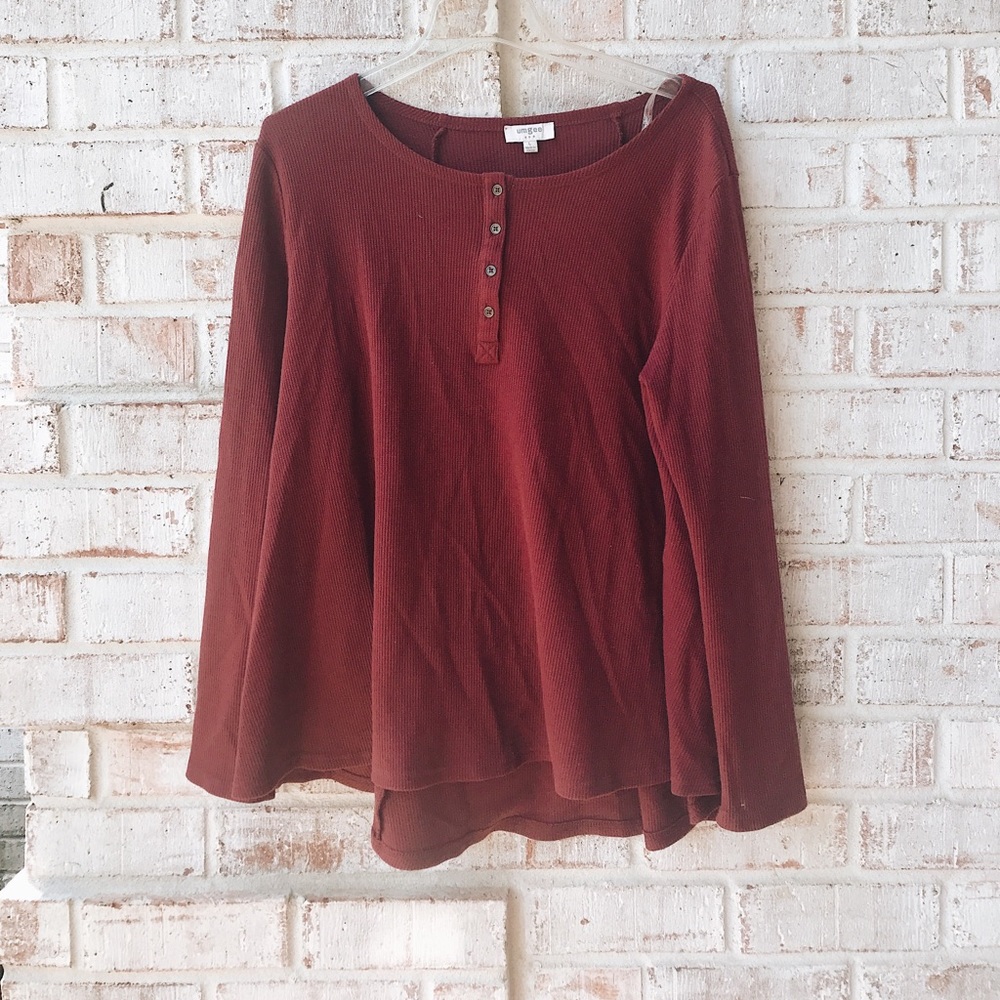 Maroon Sweater Shirt